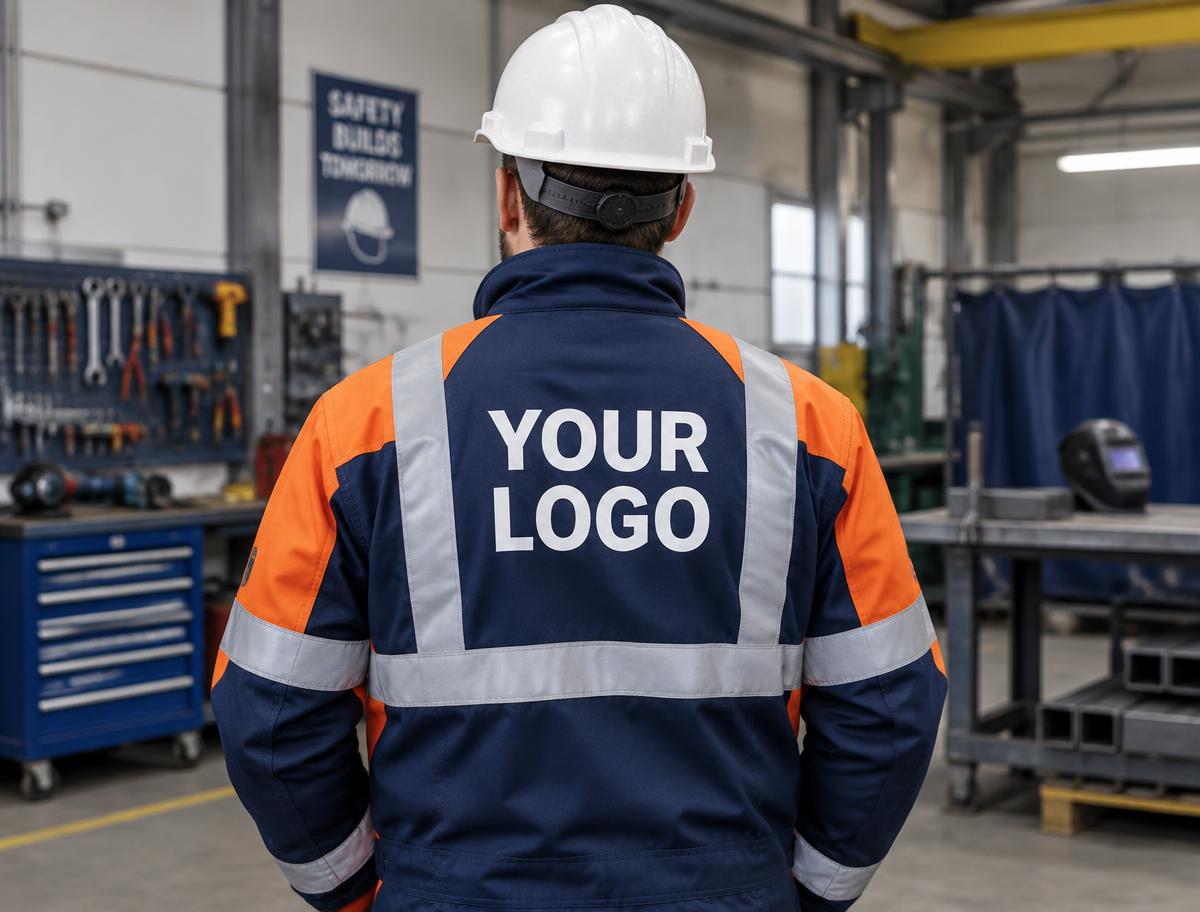 Custom branded Royalblood workwear